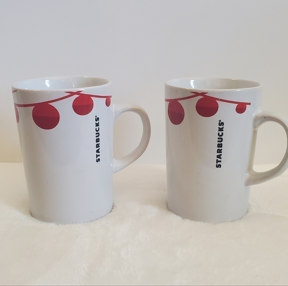 STARBUCKS 2012 Collectible Christmas Holiday Ornaments Coffee Cup Mugs